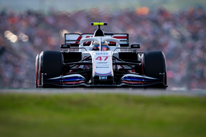 Mick Schumacher in action during last year's F1 race at Circuit of the Americas in Austin, Texas. Photo: Jerome Miron / USA Today Sports